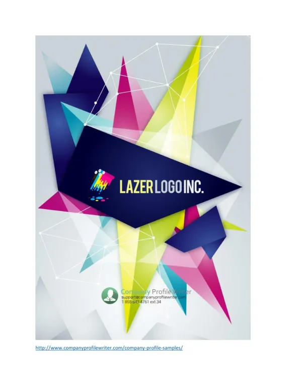 Lazer Logo Company Profile Example