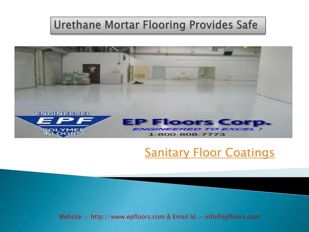 urethane mortar flooring provides safe