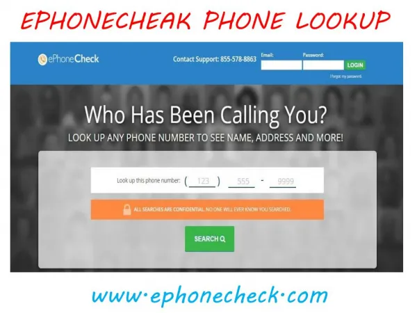Ephonecheck Phone Lookup