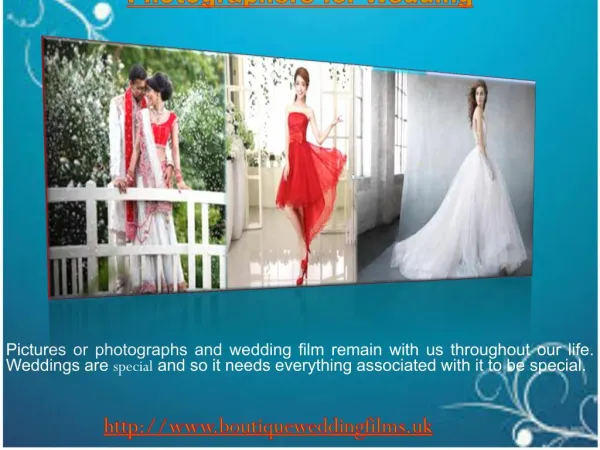 Wedding Videographers