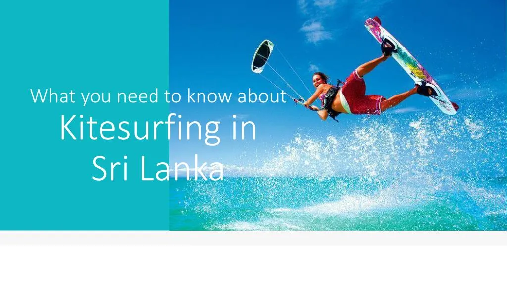 what you need to know about kitesurfing in sri lanka