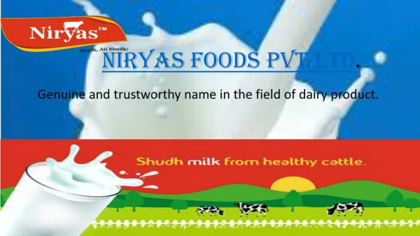 Niryas foods pvt ltd