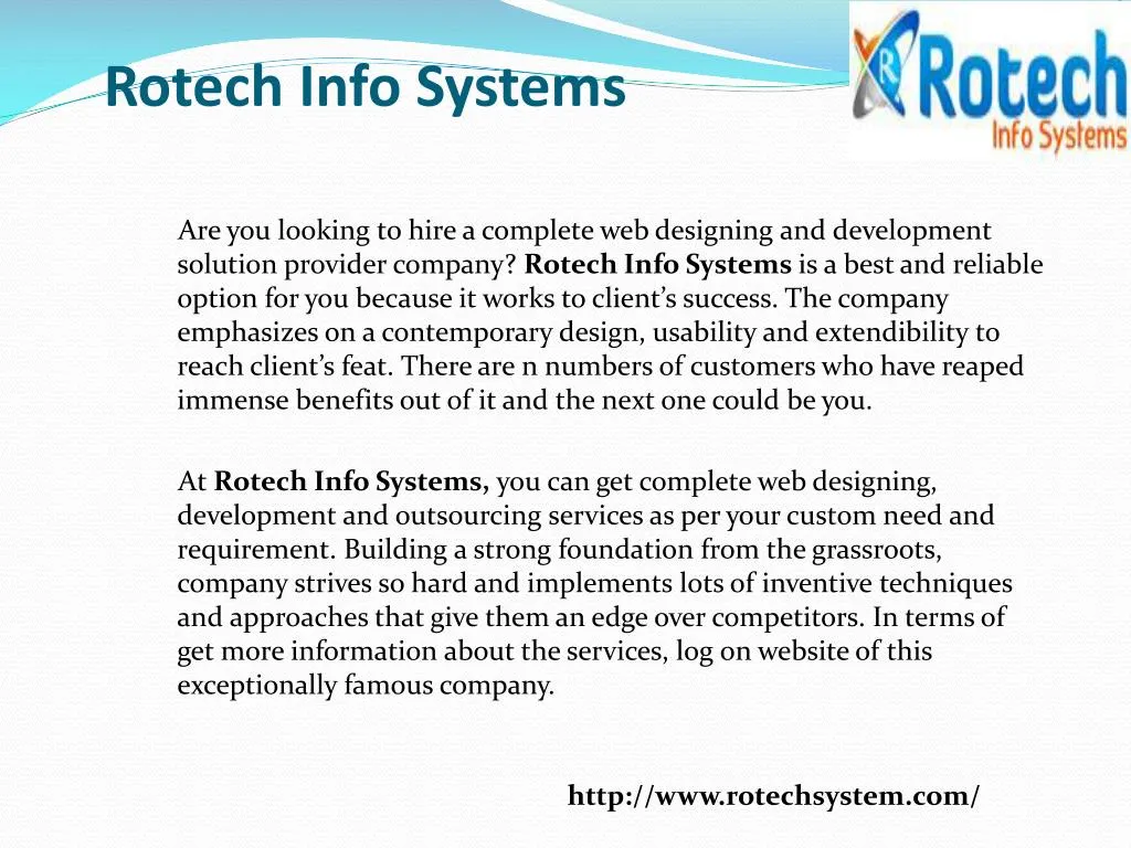 rotech info systems
