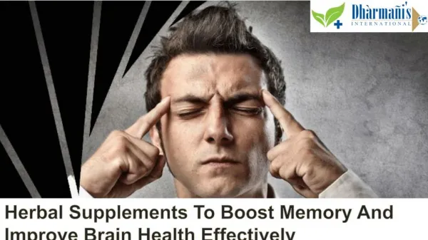 Herbal Supplements To Boost Memory And Improve Brain Health Effectively