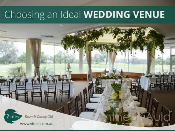 Tips to Choose a Wedding Venue