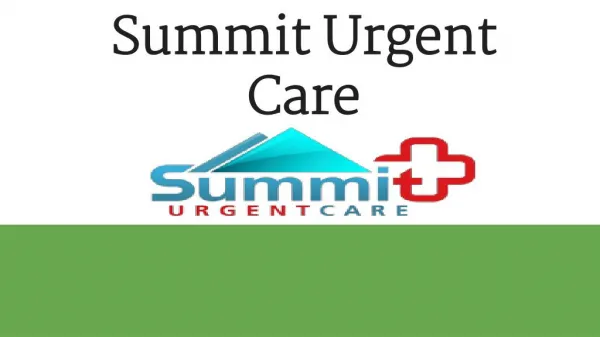 Summit Urgent Care
