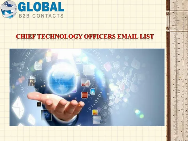 Chief Technology Officers Email List