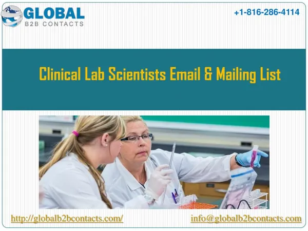 Clinical lab scientists Email & Mailing List