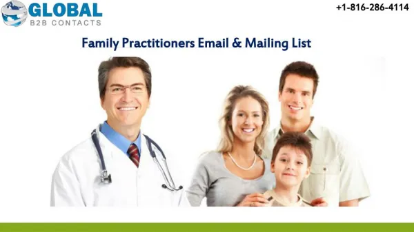 Family practitioners Email & Mailing List