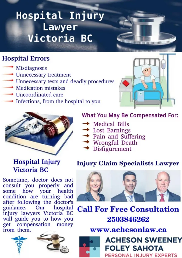 Hospital Injury Victoria BC