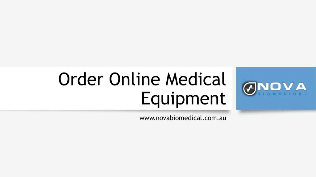 order online medical equipment