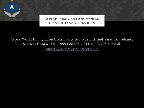 Aspire World Immigration Consultancy Services