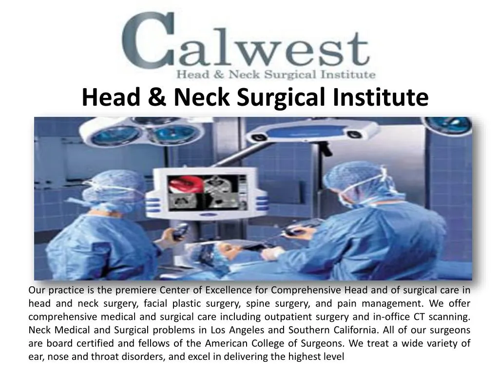 head neck surgical institute