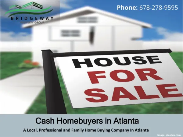 A Local, Professional and Family Home Buying Company In Atlanta