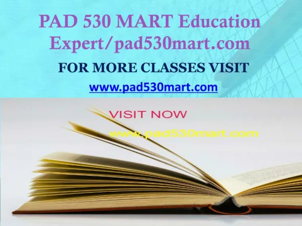 PAD 530 MART Education Expert/pad530mart.com