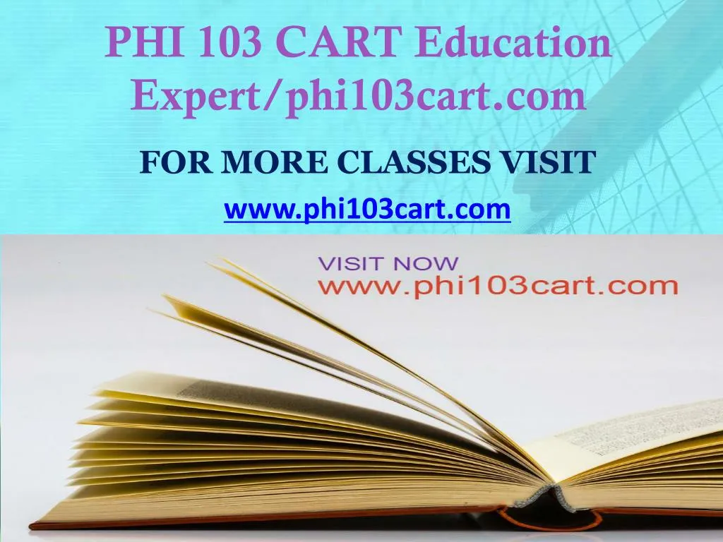phi 103 cart education expert phi103cart com