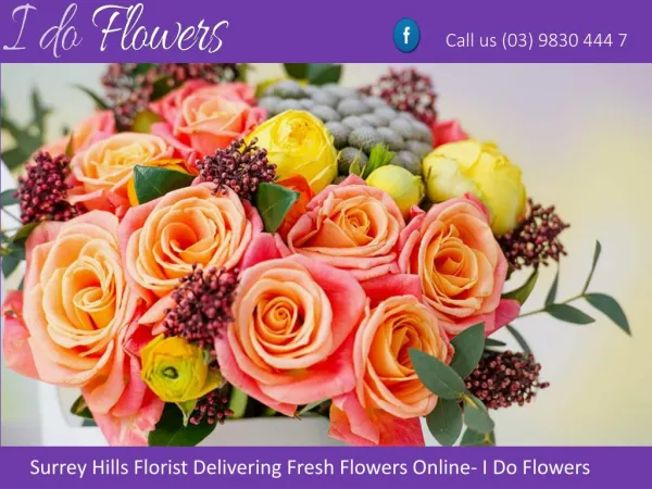Surrey Hills Florist Delivering Fresh Flowers Online - I Do Flowers