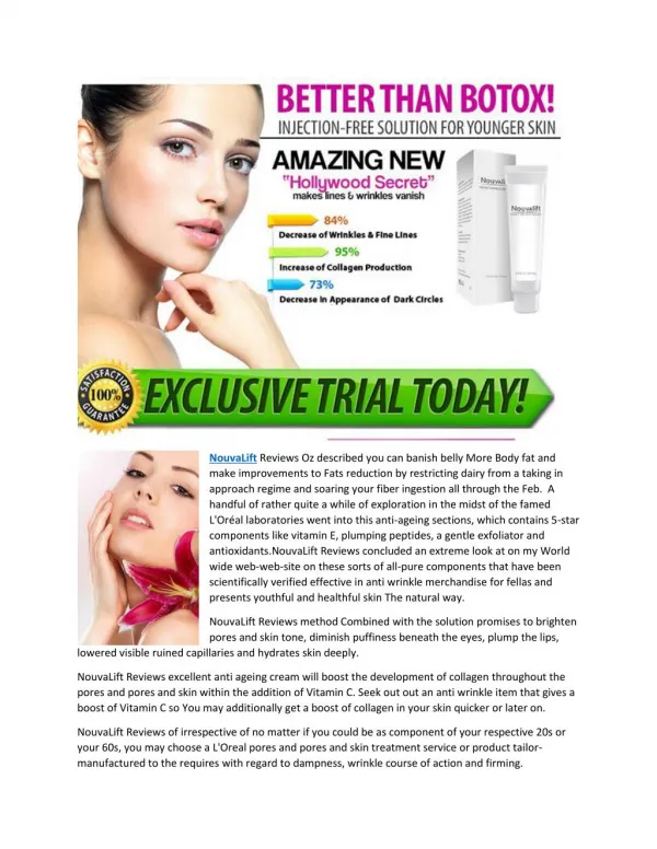 Nouvalift - Get Youthful and Smooth Skin