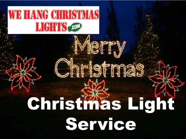 Looking For Christmas Light Service
