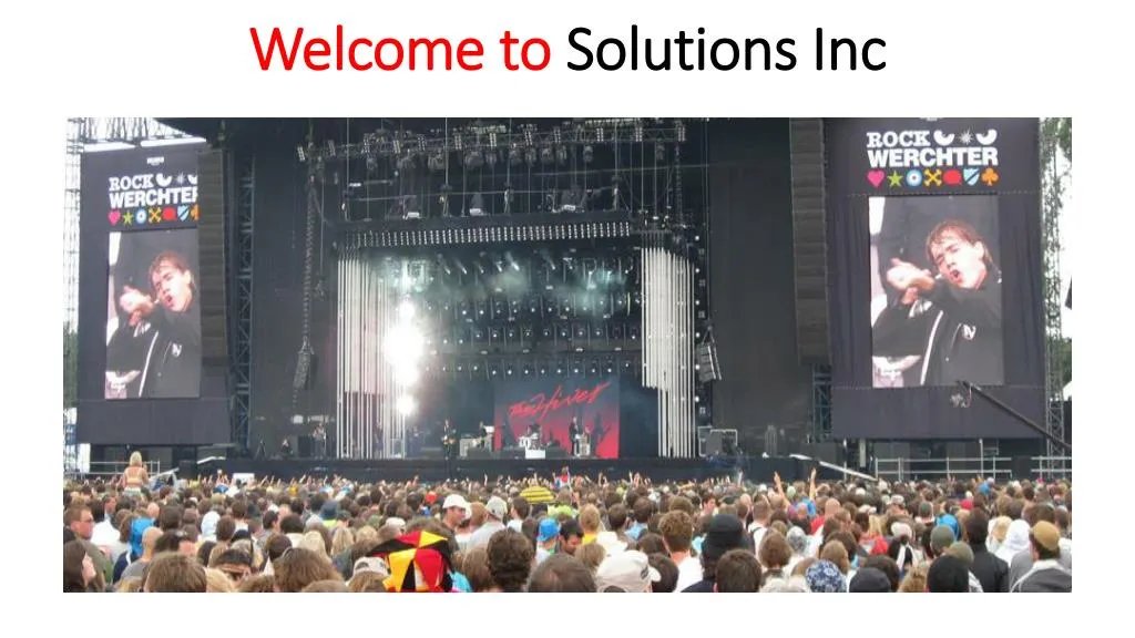 welcome to solutions inc