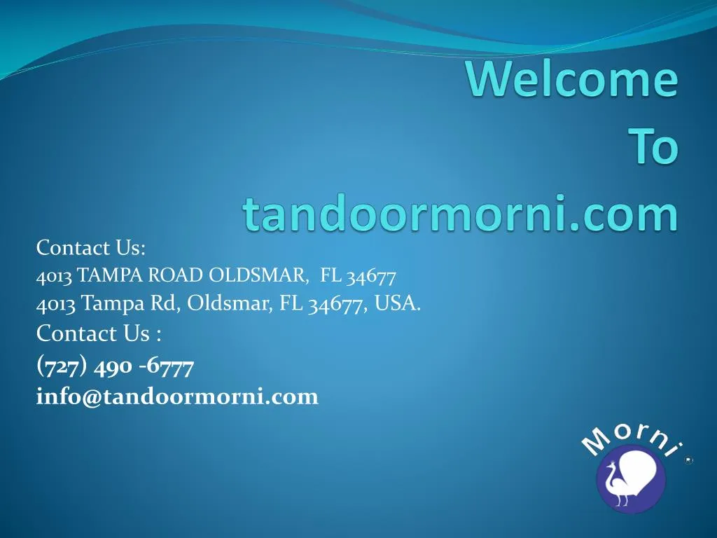 welcome to tandoormorni com