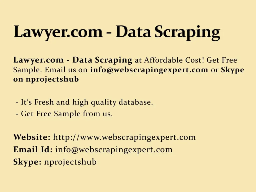 lawyer com data scraping