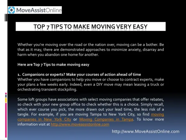 7 Tips to Make Hassle-Free Moving in 2016
