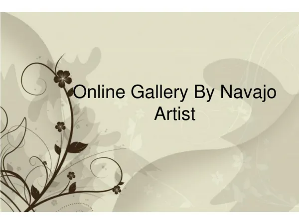 Online Gallery By Navajo Artist