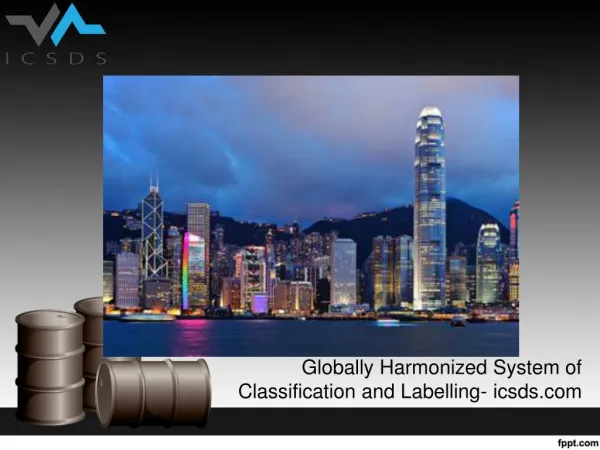 Globally harmonized system of classification and labelling icsds.com