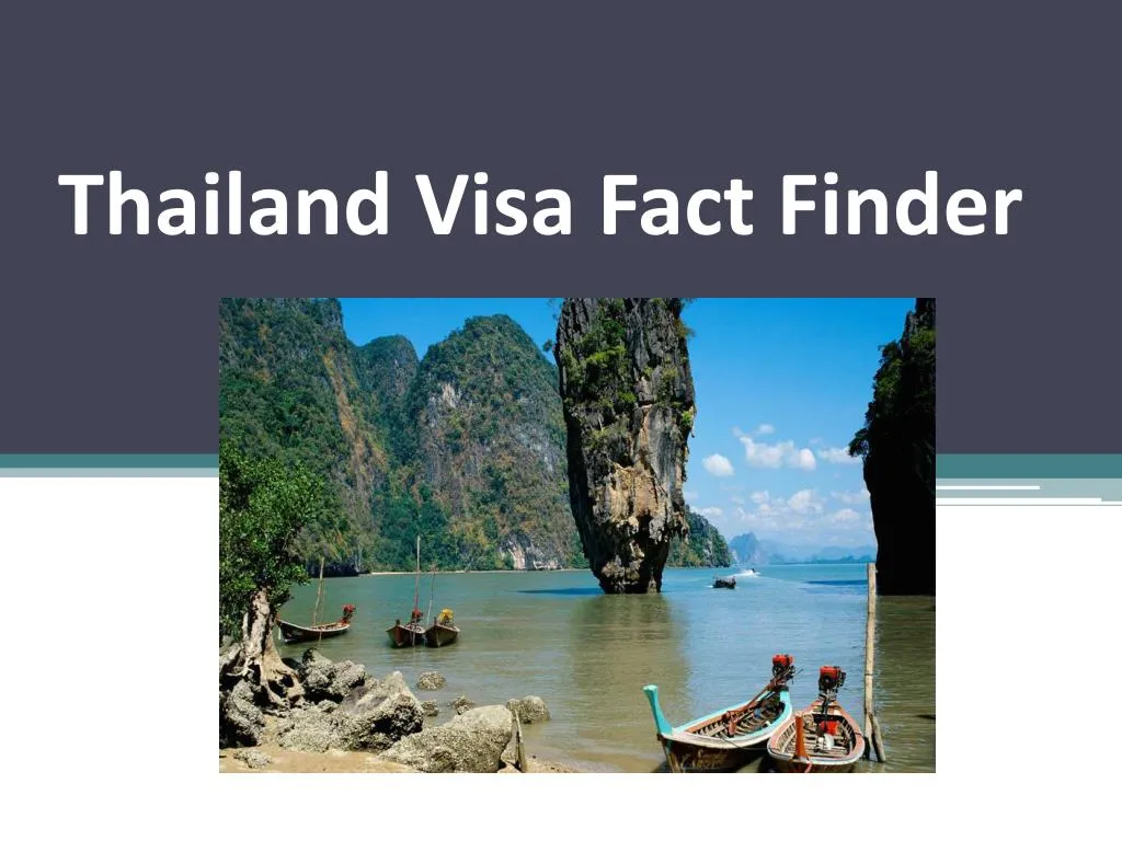 thailand visa fact finder