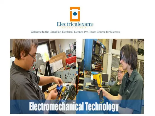 Electromechanical School | Technology Programs | Electrical Exam