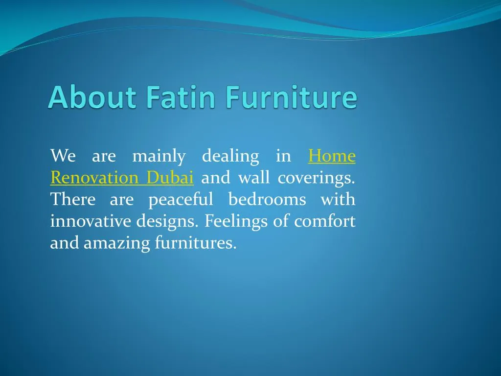 about fatin furniture