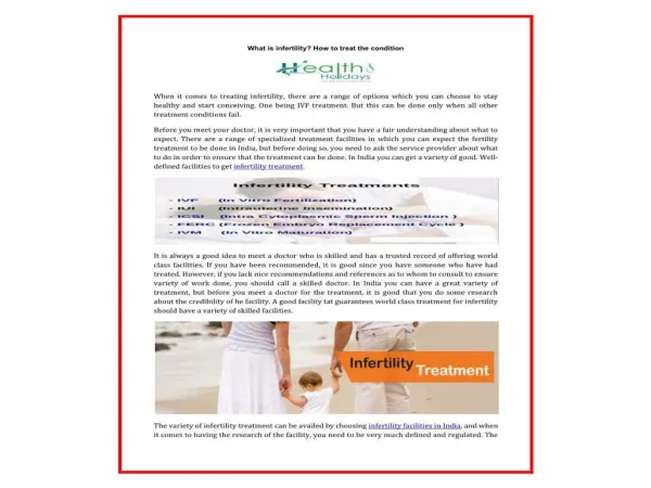 Best IVF Centre & Male, female infertility Treatment in India