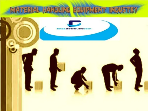 Different Material Handling Equipment’s