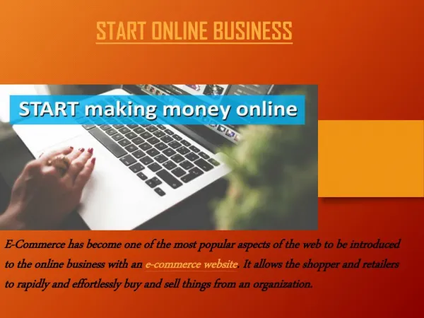 Start online business