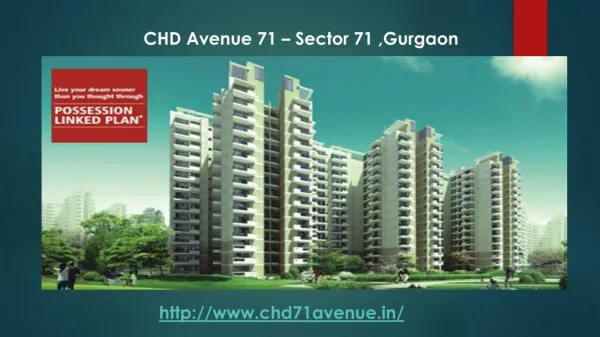 CHD Avenue 71 Apartments In Sector 71 Gurgaon