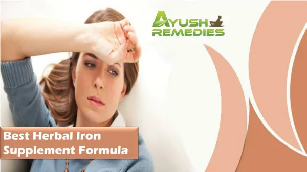 Best Herbal Iron Supplement Formula