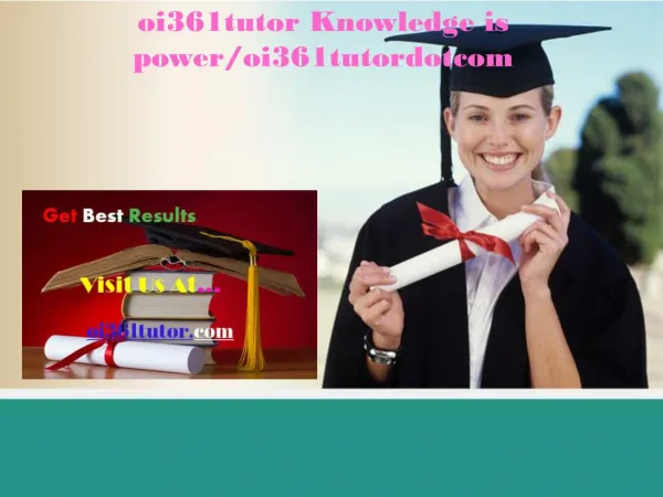 oi361tutor Knowledge is power/oi361tutordotcom