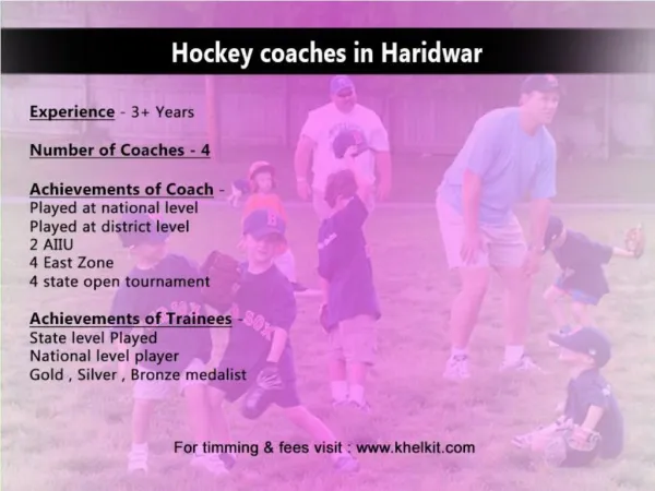 Find best professional coaches in Haridwar online
