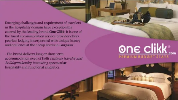 One Clikk Hotels Room in Gurgaon