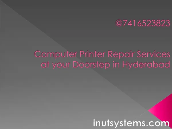 professional computer printer repair services in hyderabad
