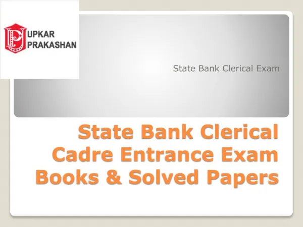 Bank Clerk Exam Books for Clerical Exam