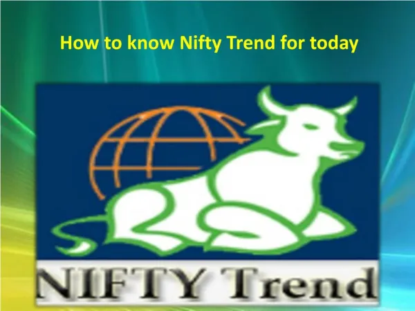 How to know Nifty Trend for today