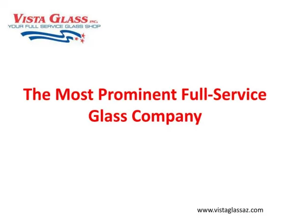 Best Full Service Glass Company