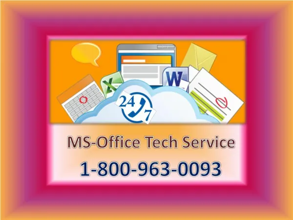 Dial Ms-office setup 1-800-963-0093 number now and handle every miserable situation in few minutes