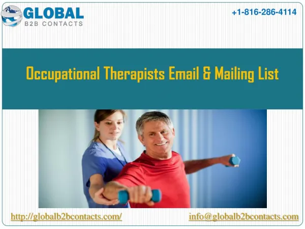 Occupational therapists Email & Mailing List