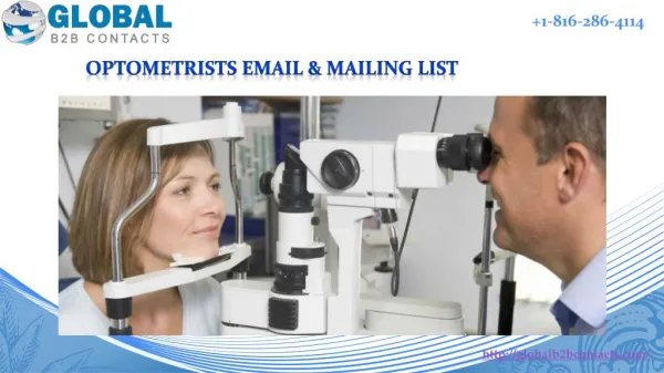 Optometrists Email & Mailing List