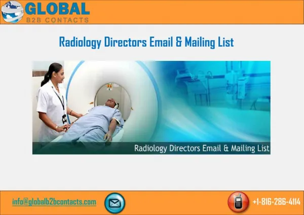 Radiology directors Email & Mailing List