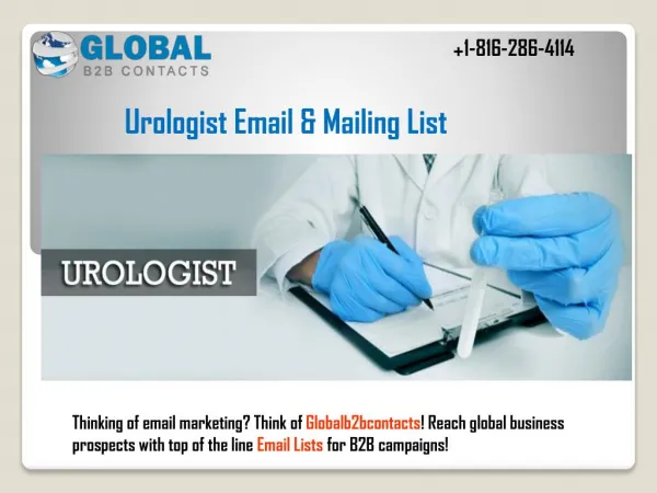 Urologist Email & Mailing List
