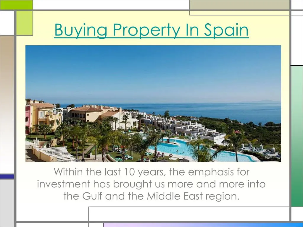 buying property in spain